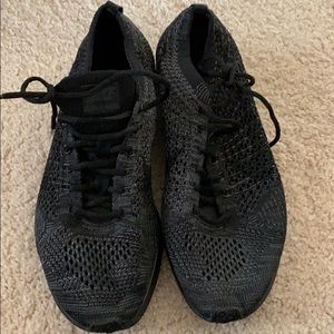 Nike black running shoes